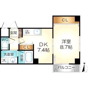 コンソレ南茨木の間取り図