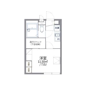 レオパレスMonsteraの間取り図