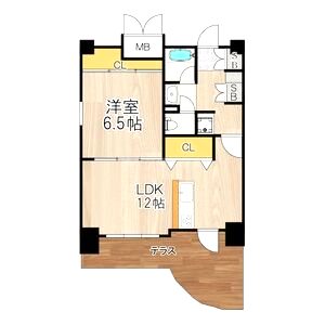 CITY SPIRE桜川Iの間取り図