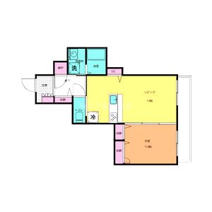 フェリーチェ上三条の間取り図