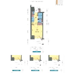 プレサンス中之島公園グラシアの間取り図