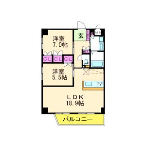 GRATIA COURT (グラ-テイアコ-ト)の間取り図