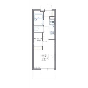 レオパレスオリーブの間取り図