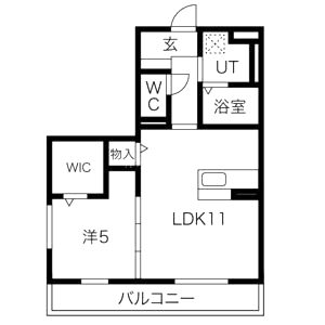 Grace irisの間取り図