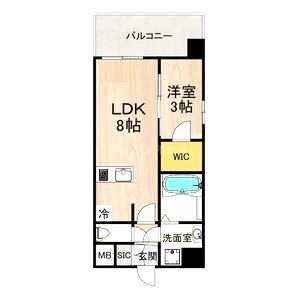 ArtizA王子公園D.C.の間取り図