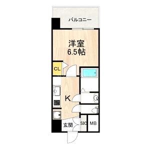 ArtizA王子公園D.C.の間取り図