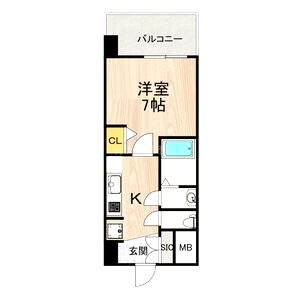 ArtizA王子公園D.C.の間取り図