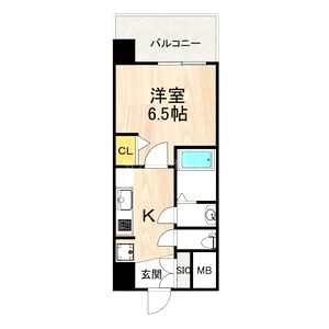 ArtizA王子公園D.C.の間取り図