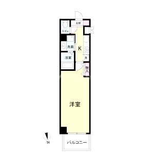 アーバンフラッツ心斎橋の間取り図