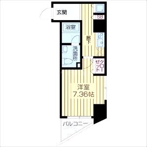 ライブコート北梅田の間取り図