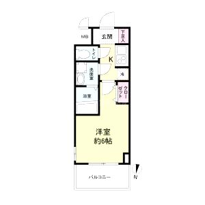 M-RESIDENCE新大阪Gardenの間取り図
