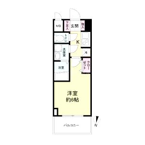 M-RESIDENCE新大阪Gardenの間取り図
