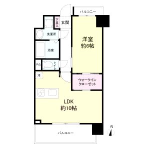 M-RESIDENCE新大阪Gardenの間取り図