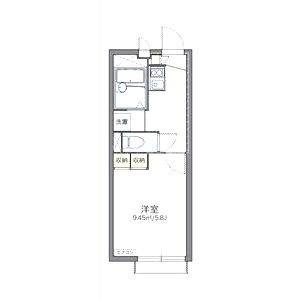 レオパレスヴィラージュ長洲IIの間取り図