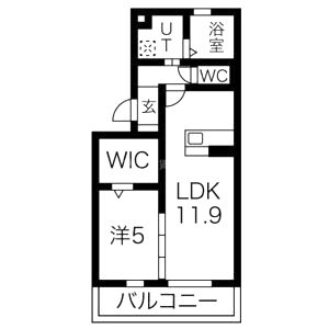 ヴィラ・グレイスグリーン 部屋の間取り図