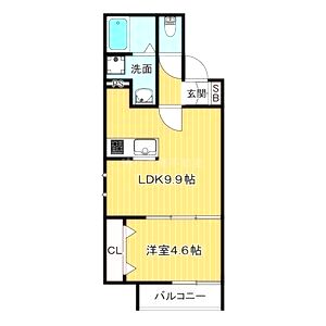 La-Crea吹田の間取り図