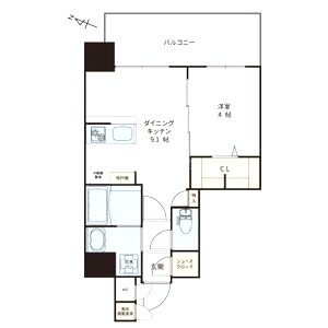 NEコート甲南町の間取り図