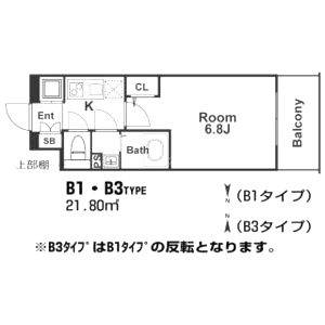 エスリード新福島の間取り図