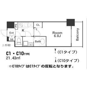 エスリード新福島の間取り図