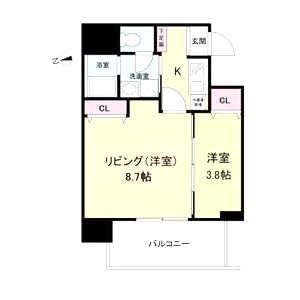 ヴィラ・セレーノ玉造本町の間取り図