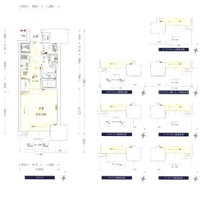 プレサンス塚本駅前の間取り図
