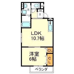 フェリシエの間取り図