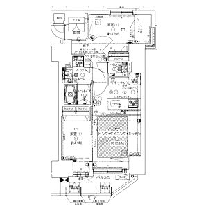 プレサンス天満橋チエロの間取り図