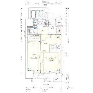 アドバンス西梅田フォルンの間取り図