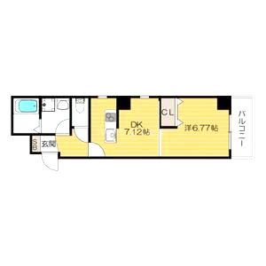 プレジィール大日の間取り図