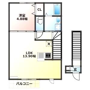 LINOREの間取り図