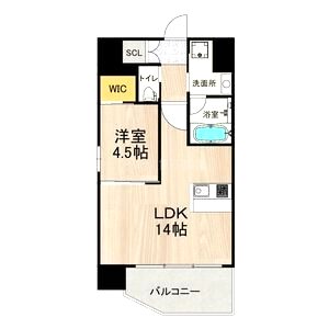 プレジオ九条の間取り図