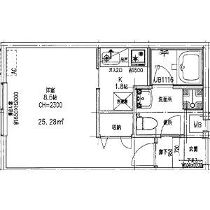 エルスタンザ伊丹の間取り図