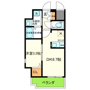ONLYONEキセラの間取り図