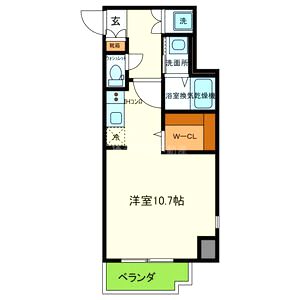 ONLYONEキセラの間取り図