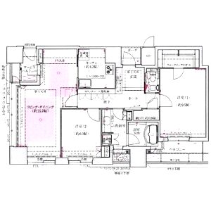 D’グランセ上町台ハイレジデンスの間取り図