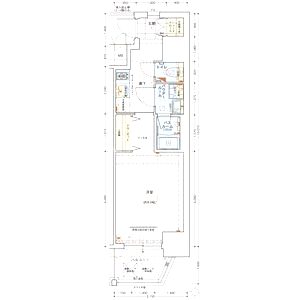 エステムコート南堀江III CHURAの間取り図