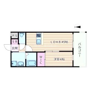 カウニス巽北の間取り図