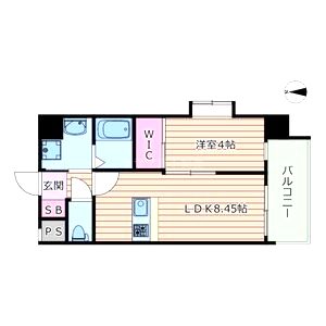 カウニス巽北の間取り図