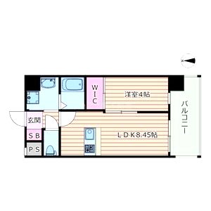 カウニス巽北の間取り図