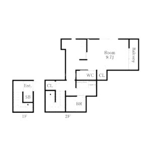 Casa Pino Bugの間取り図