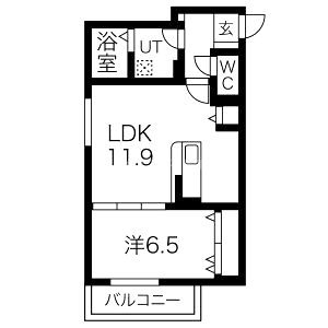 Flannelの間取り図