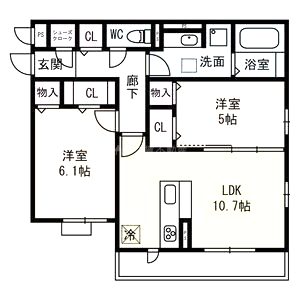 cocoの間取り図