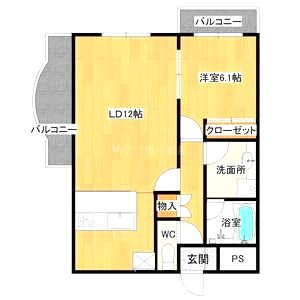 S-CUBE長尾の間取り図