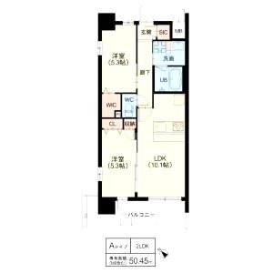 スプランディッド中百舌鳥の間取り図