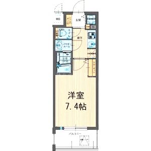 W-STYLE新大阪の間取り図