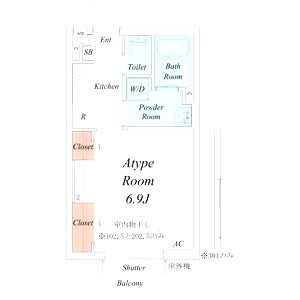 リブリ・エスポワール茨木の間取り図