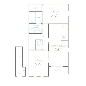 リュクス西明石IIの間取り図