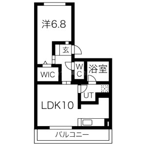 ラ・プロスペリテ 住居の間取り図
