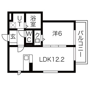 ルミエール源の間取り図