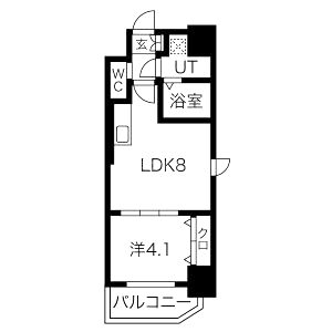 ワールドアイ大阪緑地公園の間取り図